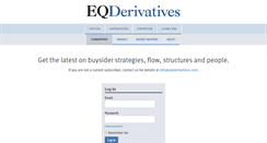 Desktop Screenshot of eqderivatives.com